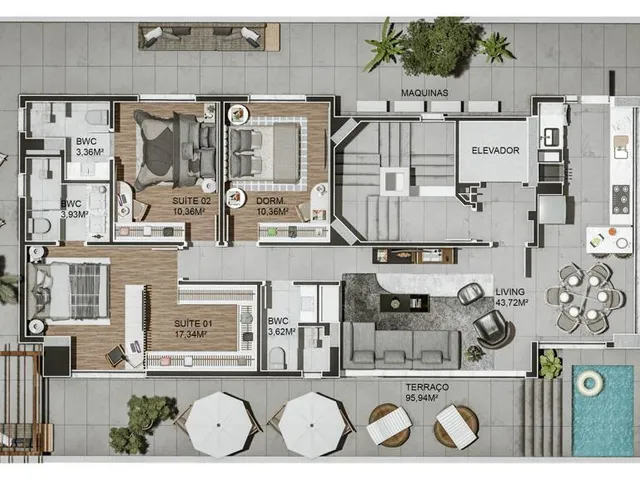 Imagem 11: COBERTURA RESIDENCIAL em Balneário Camboriú - SC, Centro