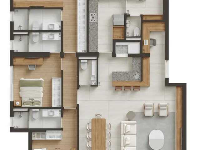 Imagem 7: Soneto Apartamento com 3 dormitórios