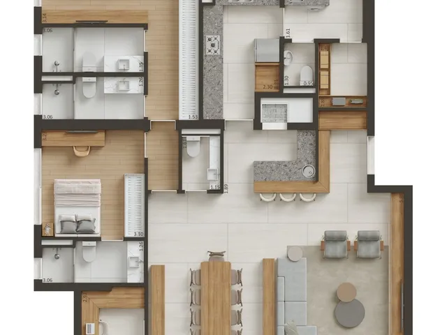 Imagem 9: Soneto Apartamento com 3 dormitórios