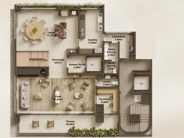 Imagem 8: Ubá Apartamento com 3 dormitórios