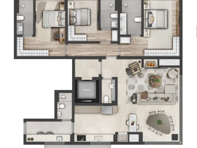 Imagem 5: Edition Moinhos Apartamento com 3 dormitórios