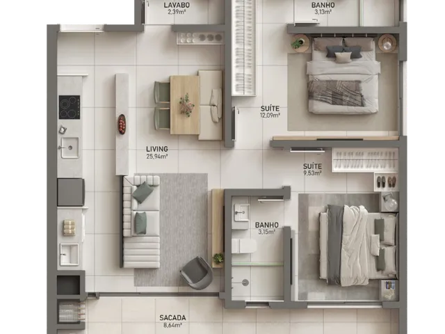 Imagem 10: Arbo 1755 Apartamento com 2 dormitórios