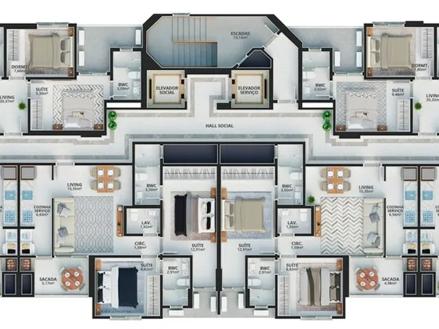 Imagem 3: Hause Apartamento com 2 dormitórios