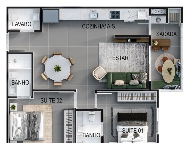 Imagem 10: San Andrés Apartamento com 2 dormitórios