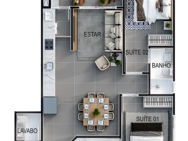 Imagem 11: San Andrés Apartamento com 2 dormitórios