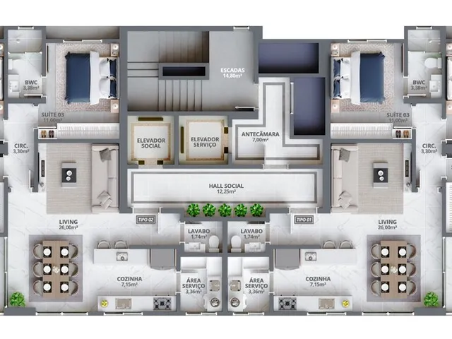 Imagem 3: Le Voyage - Residencial