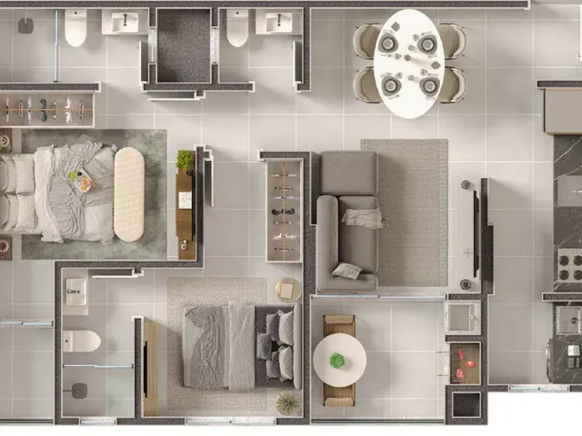 Imagem 2: Magnific Palace Apartamento com 3 dormitórios