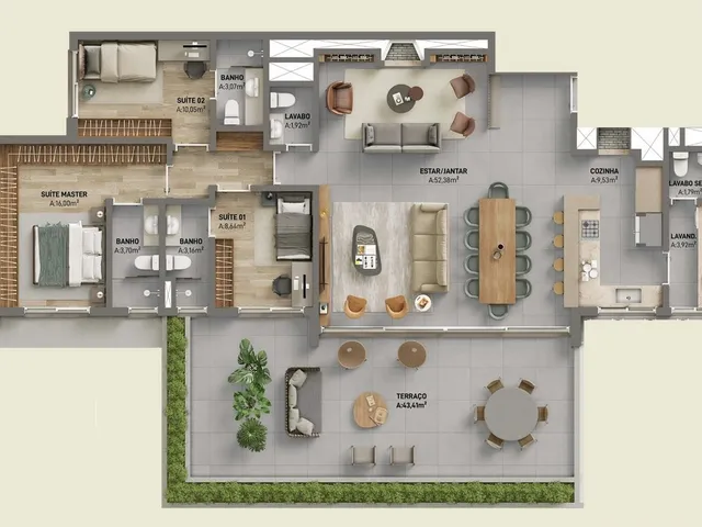 Imagem 4: Mirá Apartamento com 3 dormitórios