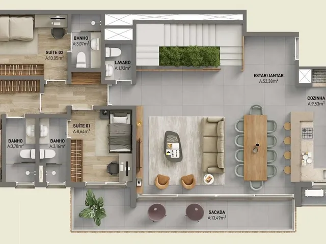 Imagem 5: Mirá Apartamento com 3 dormitórios