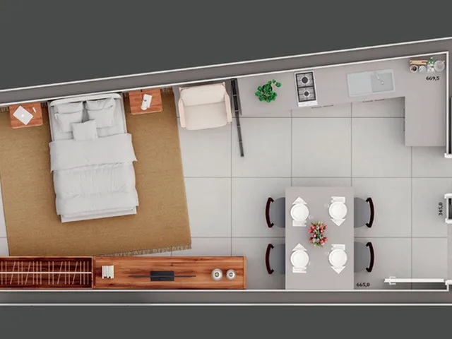 Imagem 6: Vive Bom Fim Apartamento com 1 dormitório