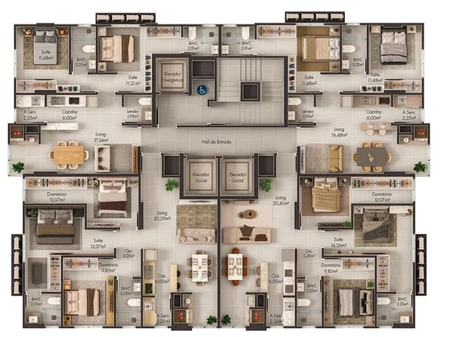 Imagem 3: La Vie Apartamento com 3 dormitórios