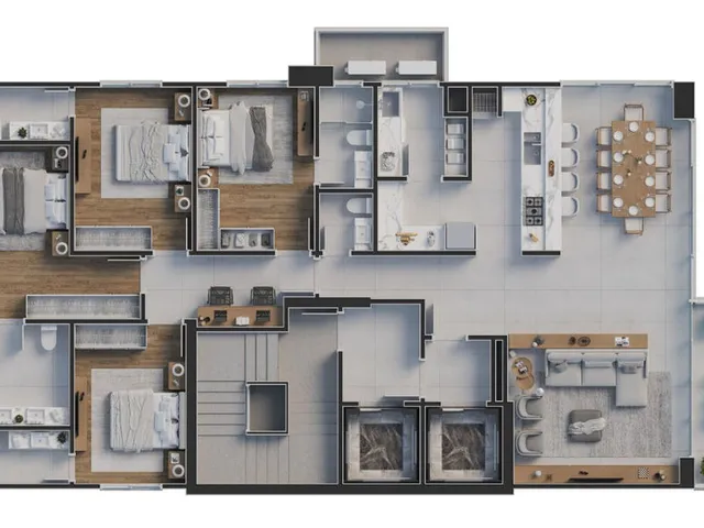 Imagem 4: Zenith Tower Apartamento com 4 dormitórios