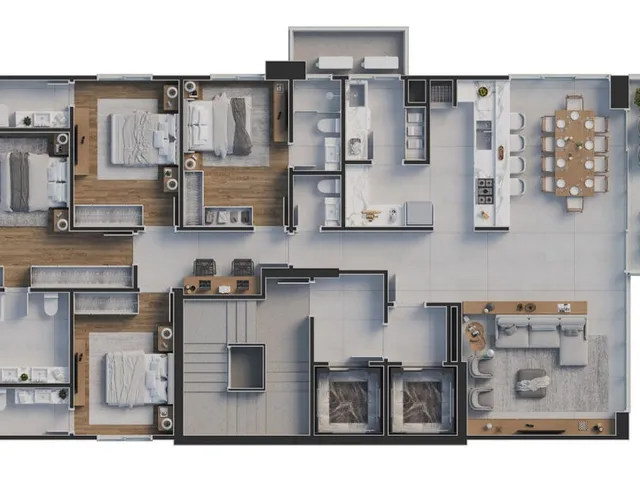 Imagem 5: Zenith Tower Apartamento com 4 dormitórios