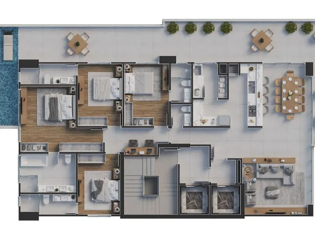 Imagem 7: Zenith Tower Apartamento com 4 dormitórios