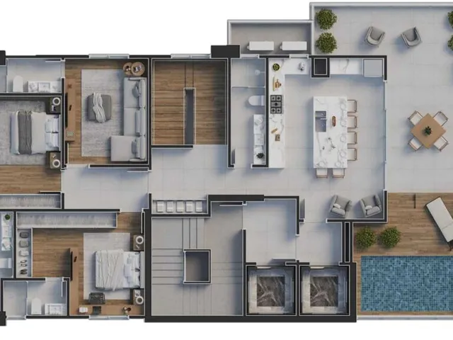 Imagem 9: Zenith Tower Apartamento com 4 dormitórios