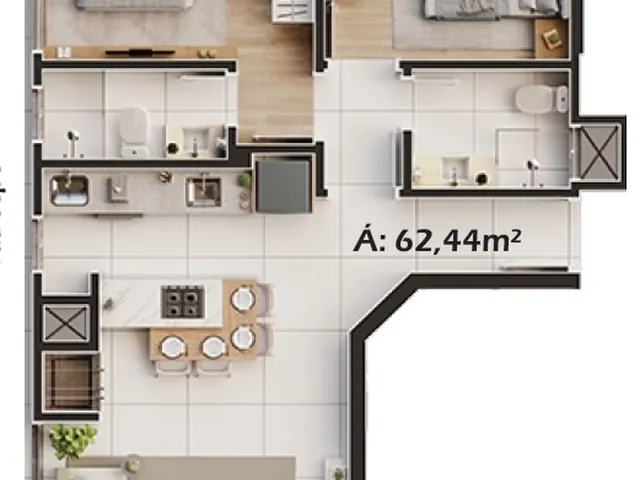 Imagem 7: Trend Apartamento com 3 dormitórios