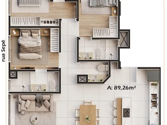 Imagem 9: Trend Apartamento com 3 dormitórios