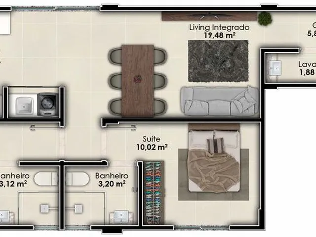 Imagem 5: Zephyros Apartamento com 2 dormitórios