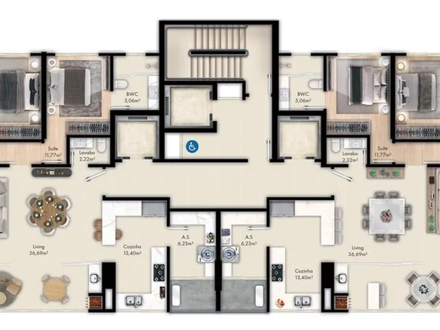 Imagem 3: Imperial Tower Apartamento com 4 dormitórios