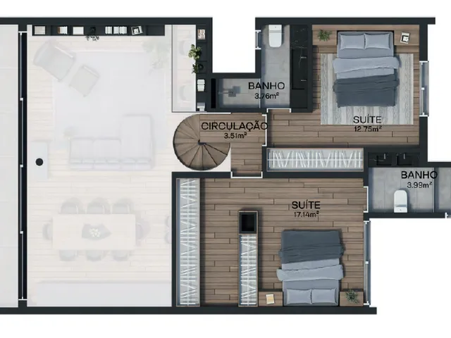 Imagem 8: Habitar Apartamento com 2 dormitórios