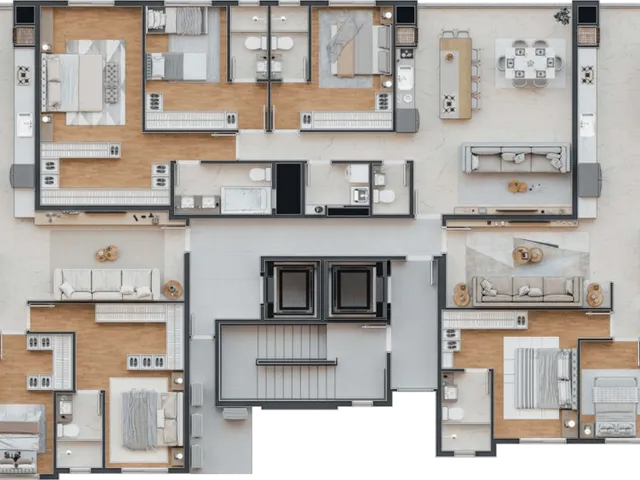 Imagem 3: Baía Rica Apartamento com 3 dormitórios