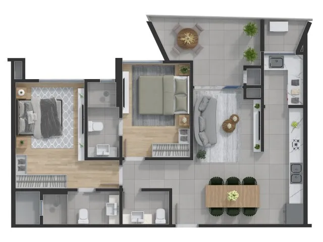 Imagem 9: Quest Apartamento com 3 dormitórios