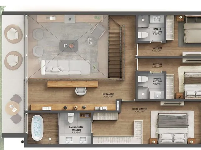 Imagem 4: Aria - Casas - Aria - Casas