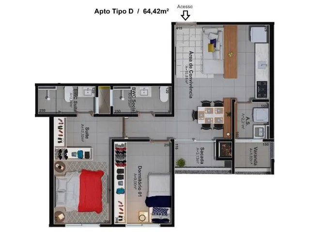Imagem 7: Lançamento! Apartamentos em Braço do Norte!
