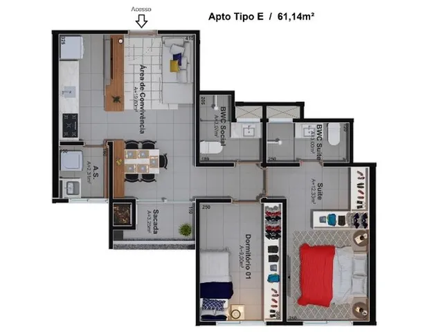Imagem 8: Lançamento! Apartamentos em Braço do Norte!