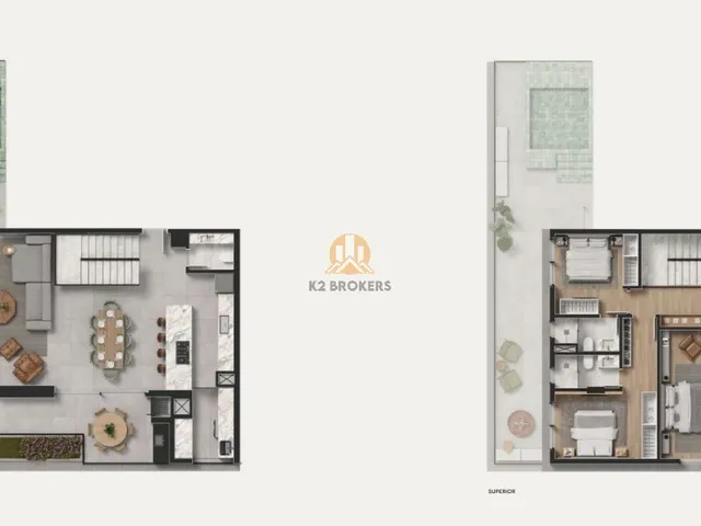 Imagem 2: Apartamento À Venda em Curitiba, Cabral, com 3 Quartos, 229,07M²