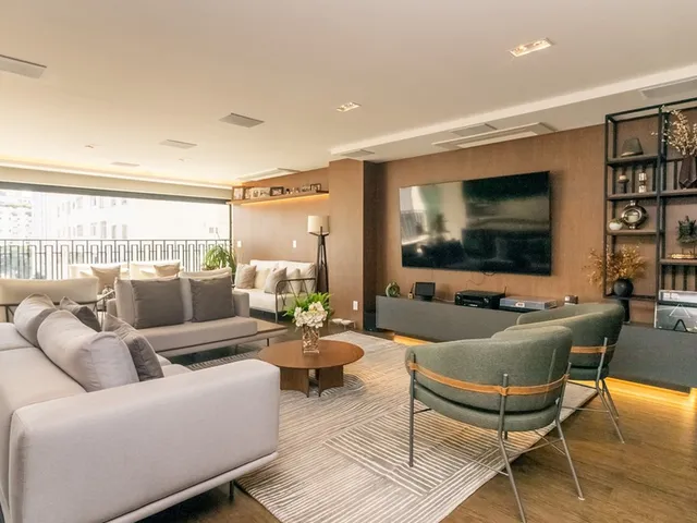 Imagem: O apartamento possui 3 Dormitórios, 2 Suítes, 6