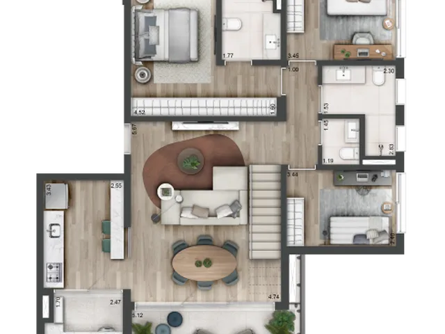 Imagem 12: Blues Perdizes Apartamento com 3 dormitórios