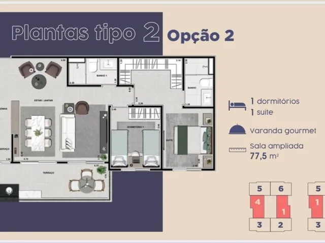 Imagem 5: Apartamento Residencial em Marília - Sp, Fragata