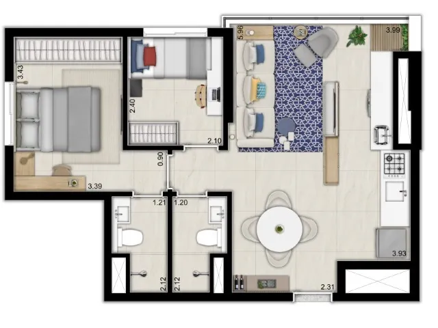Imagem 10: Apartamento Residencial em São Paulo - Sp, Ipiranga