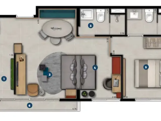 Imagem 5: Duo E-Residence Apartamento com 2 dormitórios