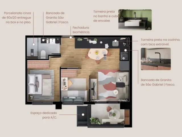 Imagem 2: Maison - Maison Apartamento com 2 dormitórios