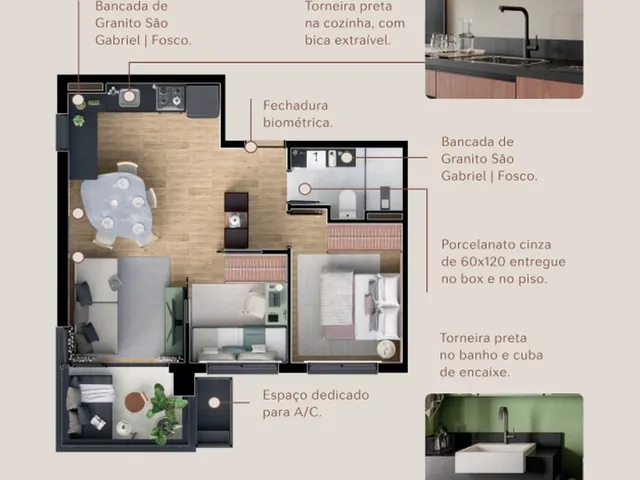 Imagem 3: Maison - Maison Apartamento com 2 dormitórios