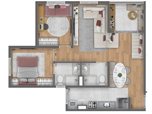 Imagem 9: Ix. Tatuapé Apartamento com 2 dormitórios