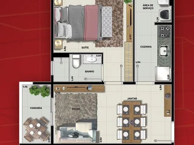 Imagem 4: Torino Morumbi Apartamento com 1 dormitório