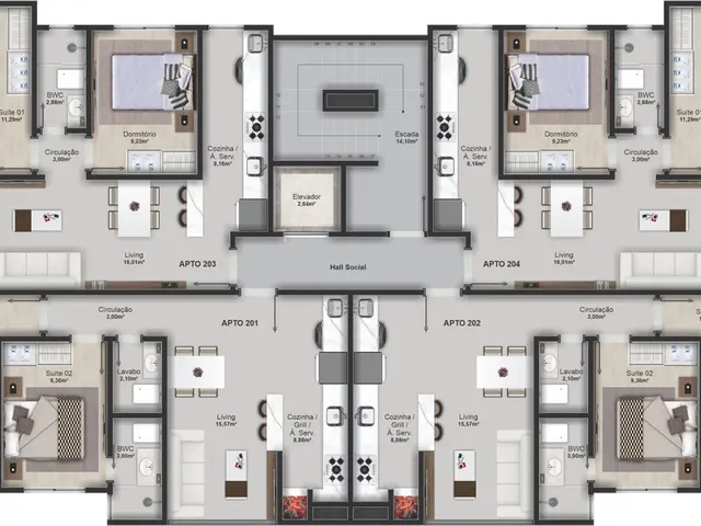 Imagem 10: 0 Apartamento com 2 dormitórios