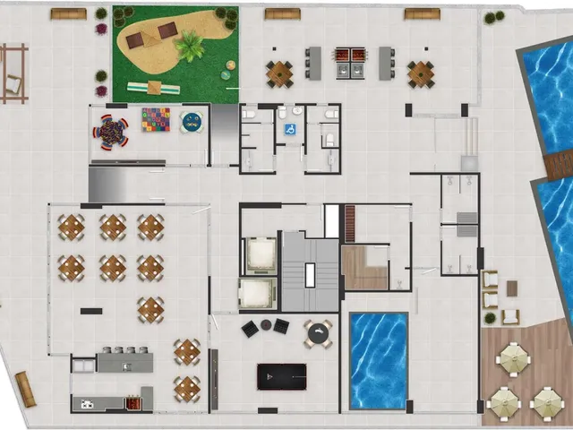 Imagem 13: Apartamento Pronto em Balneário Camboriú/Sc com 123M² Área Privativa Sendo 4 Suítes, 3 Vagas de Garagem, Lazer Completo