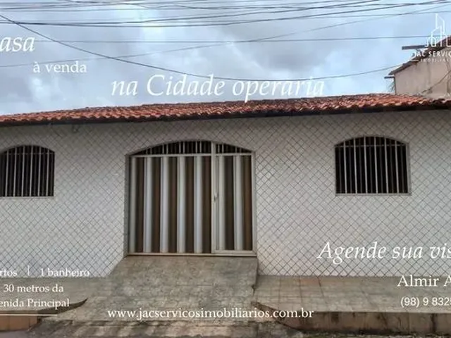 Imagem: Casa À Venda no Bairro Cidade Operária