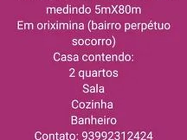 Imagem 1: Casa com Terreno