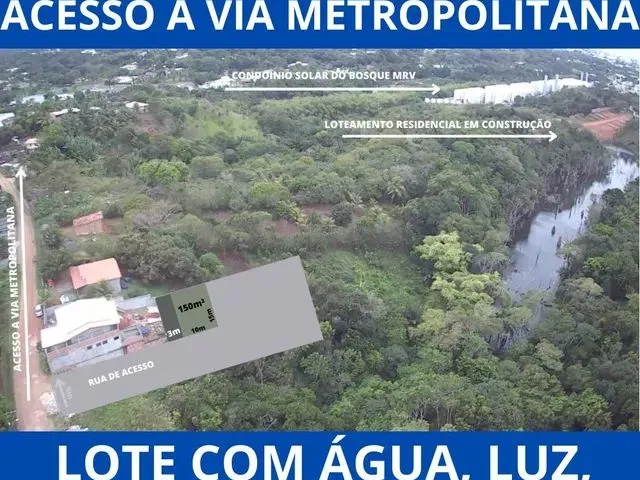 Imagem: Lote na Quingoma Medindo 150M² com Água
