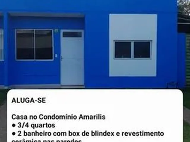 Imagem: Aluga-Se Casa 3/4