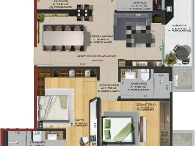 Imagem: Apartamento em Fase de Construção no Bairro