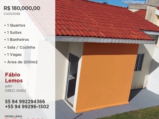 Imagem: Vendo Casa na Nova Carajás