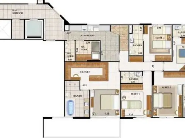 Imagem 4: Apto 173 M2, 3 Stes, Setor Oeste