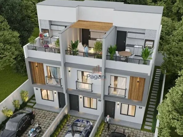 Imagem 1: Sobrado com 2 Dormitórios À Venda, 110 M² por R$ 380.000,00 - Aririú - Palhoça/Sc