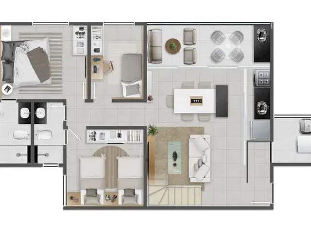 Imagem 12: Lindo Apartamento Novo e Mobiliado no Eusébio